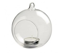 Hanging Bauble Tealight Holders Clear Glass Candle Wedding Decor Outdoor Garden Hanging Bauble Tealight Holders Clear Glass Candle Wedding Decor Outdoor Garden