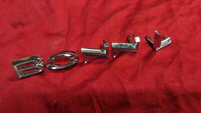 5 New Repo Pontiac Bonneville Fender or Door Letters ''B O N N V'' diecast parts