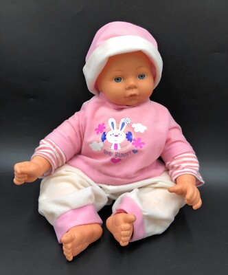 VINTAGE CITOY PUPPE 1997 WEICHKÖRPER BABY DOLLY SPIELZEUG 15 ZOLL HOCH MIT KLEIDUNG