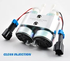 Twin 450LPH E85 Electric Fuel Pump In-Tank Universal high flow install kit EFI