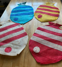 Cat Litter Bags Hemp litter Biodegradable Striped Fish 4 Pieces