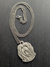 Vintage 1982 Rawcliffe Pewter I Love My Lhasa...