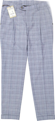 NEU ! Benvenuto Herren Hose hellblau kariert Gr. 98