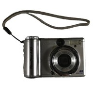Canon PowerShot A80 4.0 MP Silver Digital Camera UNTESTED AS IS FOR PARTS ONLY