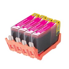 4 Magenta Ink Cartridge For HP Photosmart B110f Wireless eAIO B8550 C510 364XL