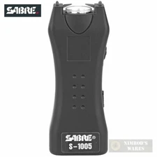 Sabre STUN GUN + FLASHLIGHT + HOLSTER Self-Defense BLACK S-1005-BK FAST SHIP