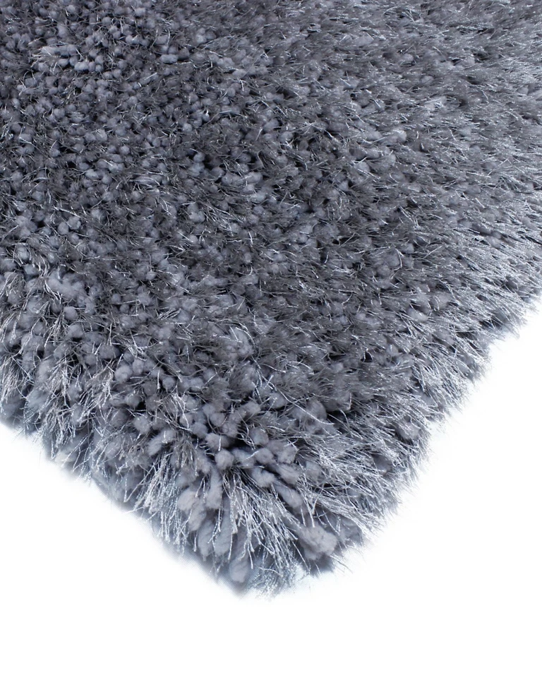 Alfombra RugBerry 8x10 Gris Claro Suave Esponjosa Contemporánea Interior Alfombra Peluda Foto 4 de 4