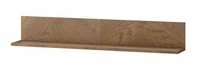 Wandregal Cozy Wandboard 140X22X22Cm Eiche Rustikal Teilmassiv