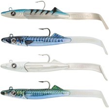 Ragot Raglou Hybrid Bass Fishing 2 Pack Soft Lures - Pollock Wrasse Cod Sea