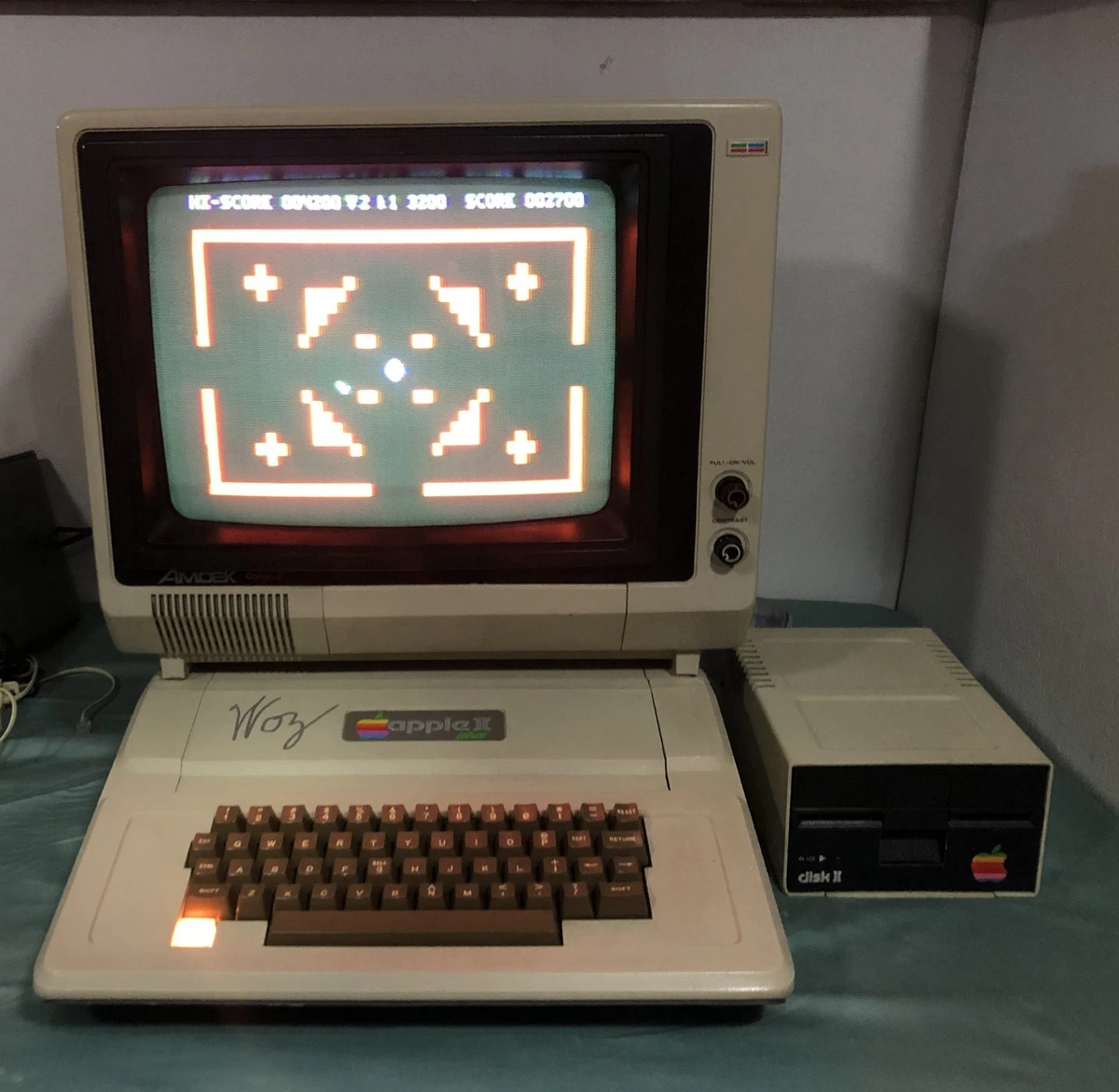 AppleⅡ plus diskⅡ 2台 モノクロディスプレイモニタ Apple II Plus Vintage Home Computers for sale | eBay
