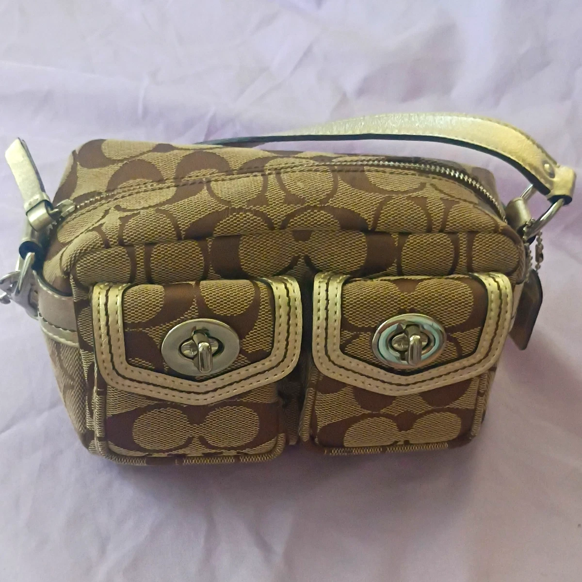 Coach Shoulder Bags Turn Lock Handbags for Women for sale | eBay