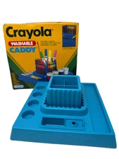 Vintage 1990s Crayola Crayon Marker Caddy Carousel Empty no Crayons