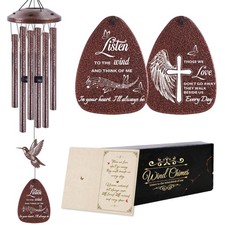 Memorial Wind Chime for Outside: Sympathy Bereavement Gift for Loss of Loved ...