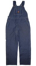 New Big Ben Overalls Men's 40x33 Denim Jean Sanforized Cotton Vtg Dark Wash