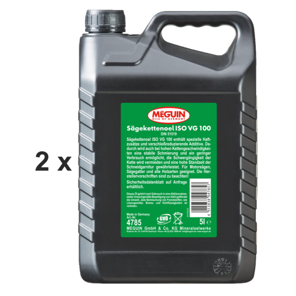 10 Liter 2 X 5 Liter Kanister SäGekettenöL KettenöL HaftöL SäGekettenhaftöL-image