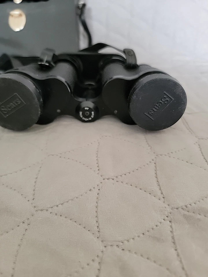 Vintage Sears Binoculars Model 2527 7x35mm w/Original Case Japan - Image 3 of 4