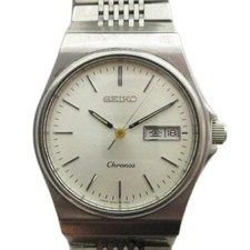 Seiko Chronos 5H23-7D20 Watch Quartz Day-Date