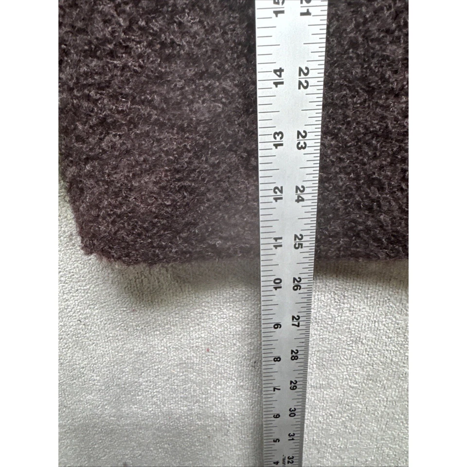 Chaqueta Blazer Eileen Fisher Bouclé Lana Frente Abierto Marrón Texturizado Para Mujer L Foto 4 de 4