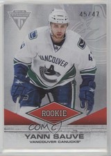 2011-12 Panini Titanium Rookie 45/47 Yann Sauve #139 0l7x