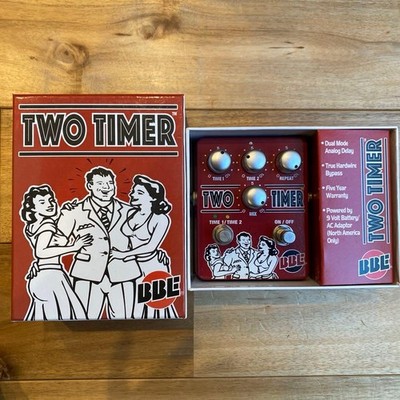 BBE TWO TIMER Boxed Guitar Effector Delay