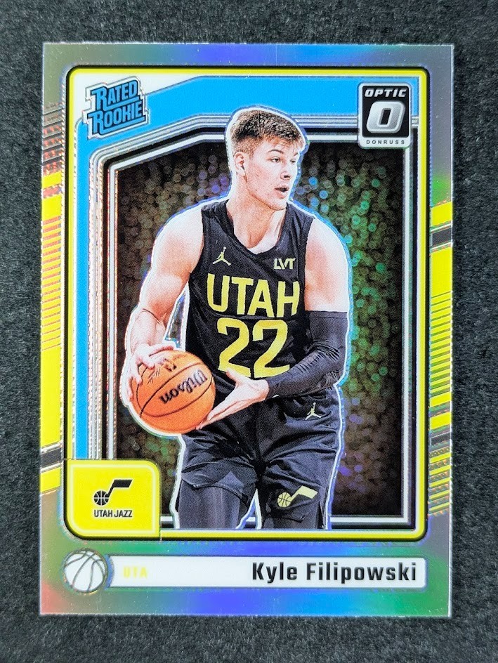 2024-25 Panini Donruss Optic KYLE FILIPOWSKI Rated Rookie RC Holo Prizm SP #300