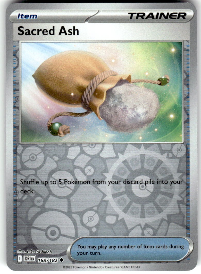 Sacred Ash 168/182 Uncommon Destined Rivals Pokemon Reverse Holo NM/M