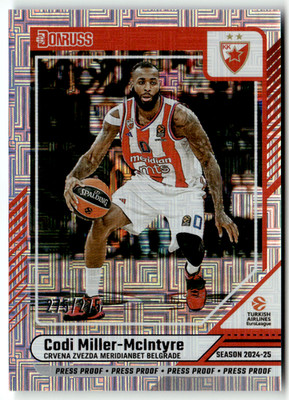 Panini Donruss Euroleague 2024-25 No. 55 Codi Miller-McIntyre Mojo 275/275