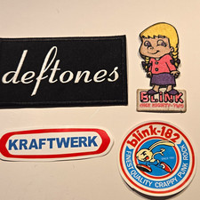 Vintage Punk Rock Band Patch Stickers Mix Lot 4