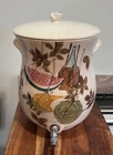 Vintage RED WING Pottery Water Cooler w/ lid Rare