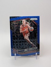 2025 Panini Prizm WNBA Blue Velocity Jacy Sheldon #113 Washington Mystics 