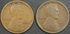 Lot of 2x 1914 S Lincoln Wheat Copper Cents 1C **SCARCE KEY DATE**