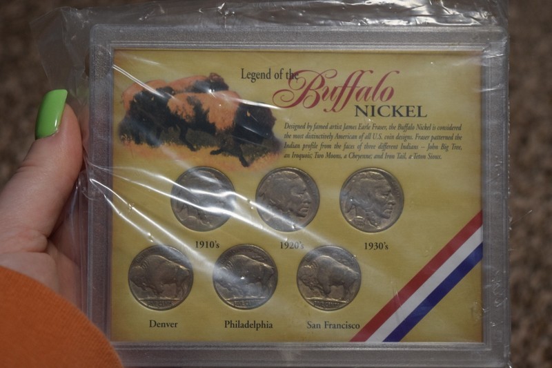 Legend of the Buffalo Nickel Set (in plastic wrapping) w/ COA 1919-1935