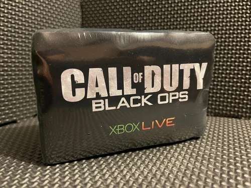 Call of Duty Black Ops Rare promo T-Shirt XBOX 360 SEALED Vintage