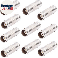 BNC Female to Female Connector 10- Pack BNC Coupler for CCTV Security Camera Ada