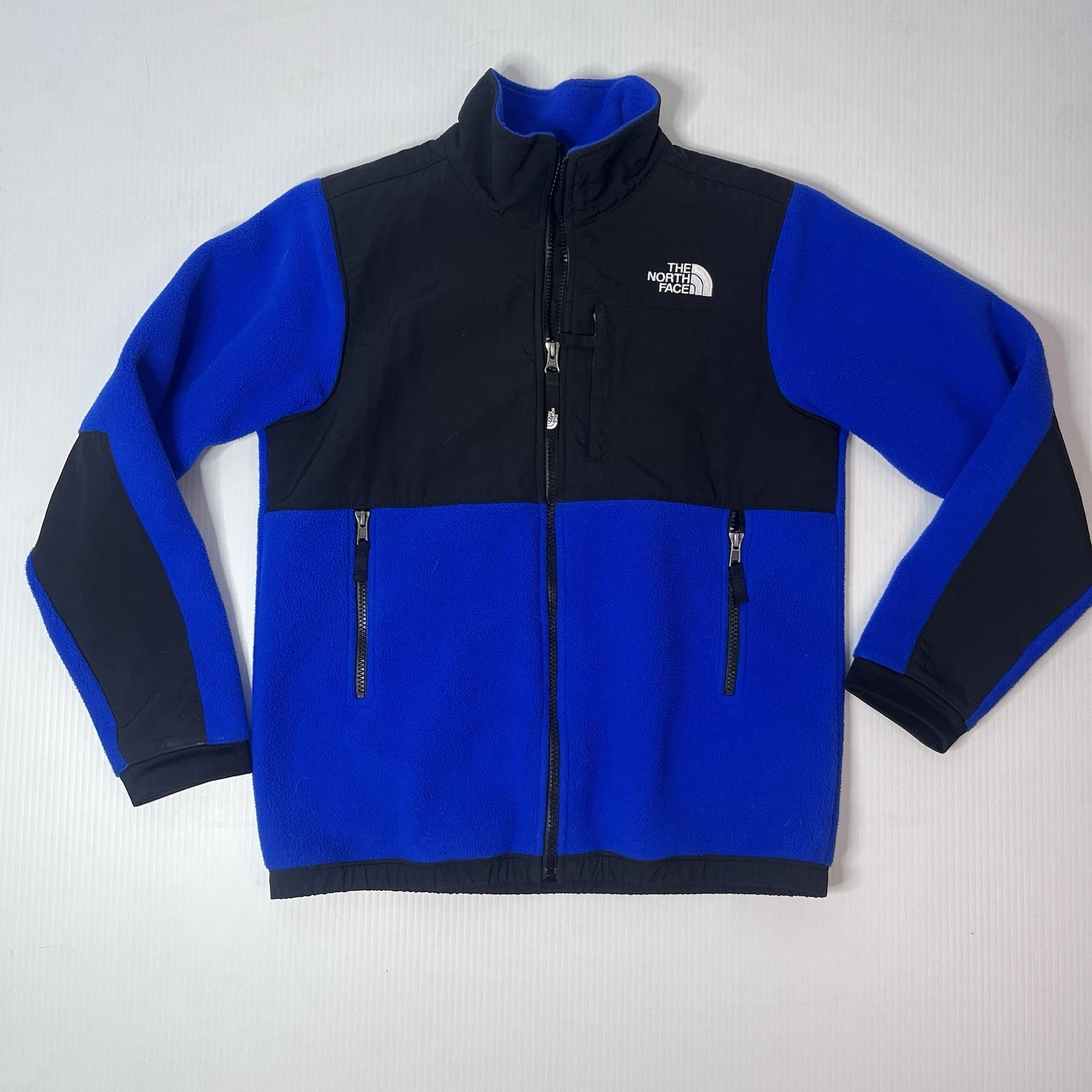 North Face Denali Fleece Jacket, Blue, Size Boys L
