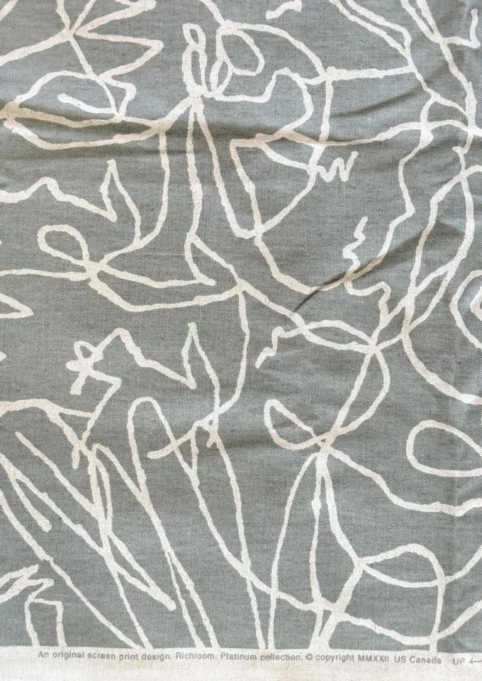 RICHLOOM Avril en tela vapor - 2 yardas - 54” W - Colección platino - Algodón Foto 2 de 3