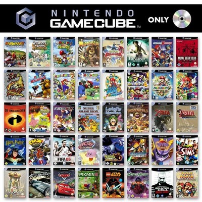 Nintendo Gamecube Game to Choose Only Disk CD Smash Bros Zelda Mario Kart Luigi