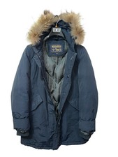 Giubbotto Woolrich Donna Taglia L Modello Parka Colore Blu Scuro