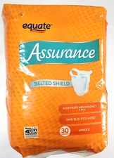 30 Assurance ~One Size ~Belted Undergarments Moderate Absorbency, Unisex