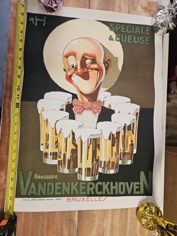 Vandenkerckhoven Special Gueze Belgium Beer Poster