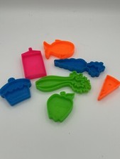 1972 Tuff Stuff Play Food By Mattel, 7 Pieces Total Shopping Cart Play Food