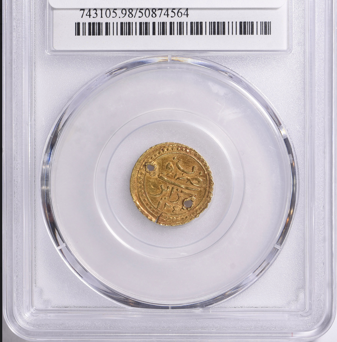 Algeria AH 1240 (1825) Gold 1/4 Sultani KM-63 PCGS Genuine AU | eBay
