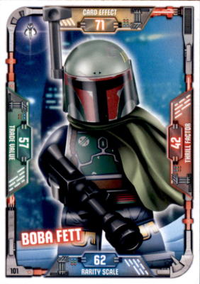 101 - Boba Fett - LEGO Star Wars Sammelkarten Serie 1