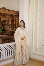 Pakistani Salwar Kameez Indian Wedding Party Readymade Bollywood Sharara Suit