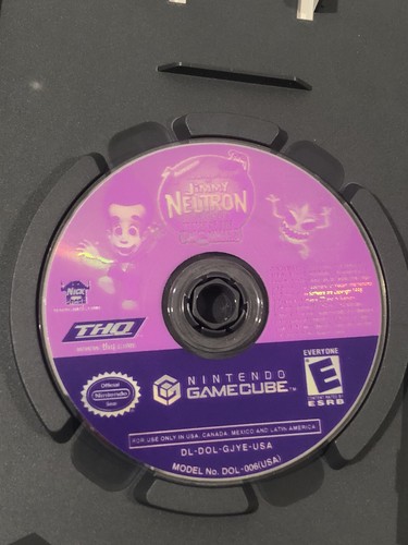 Nickelodeon Jimmy Neutron Attack of the Twonkies GameCube 2004 TESTED No Manual - Picture 5 of 6