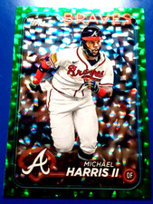 2024 Topps Series 1 💎Michael Harris II ⚡Green Foil 💎/499 Atlanta Braves