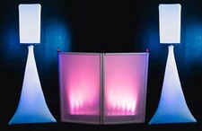 (2) Rockville White 12 PA DJ Speaker Covers+S...