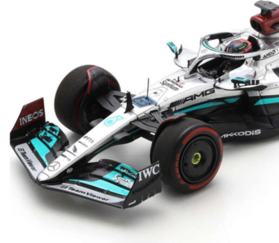 d*9様 スパーク Mercedes-AMG F1 Bahrain GP 202 Spark Mercedes-AMG - George Russell - 2022 Bahrain GP 1:43 Diecast