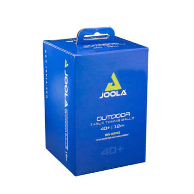 12er Pack JOOLA Tischtennisball Outdoor Tischtennis Bälle PingPong extra Gewicht