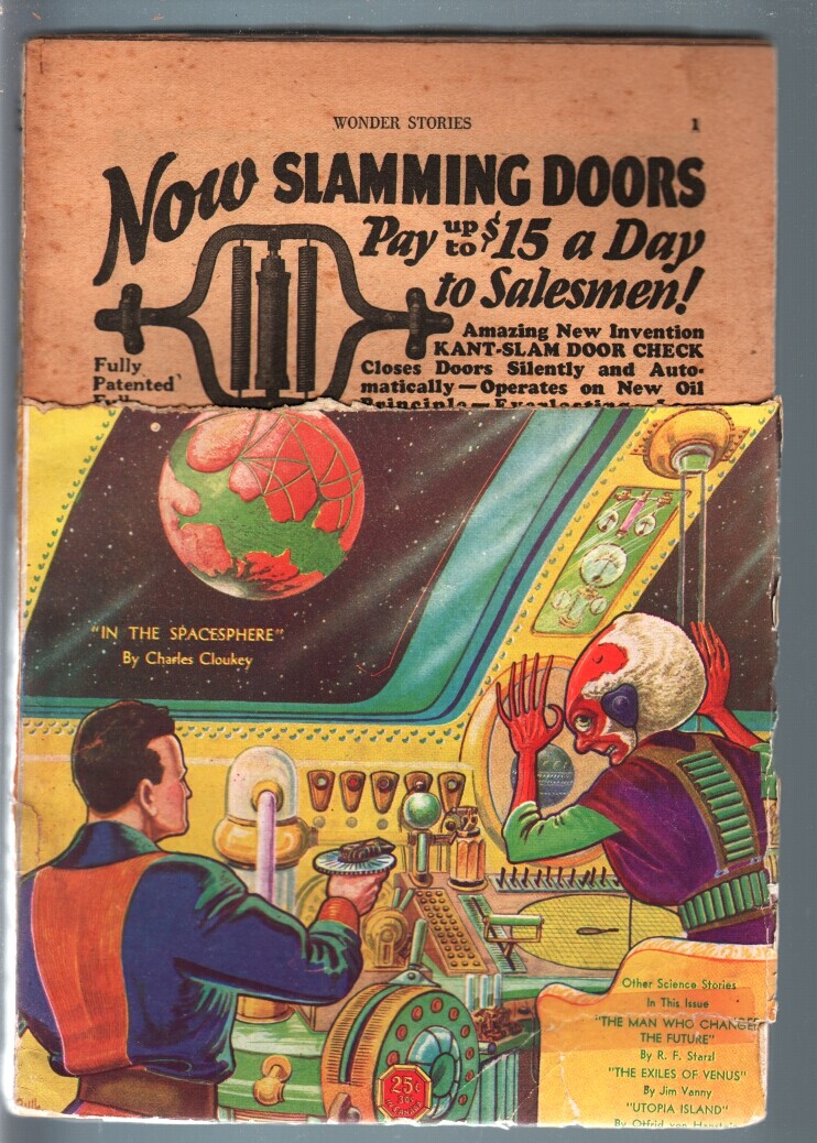 珍品 1931 PULP MAGAZINE: 'WONDER STORIES' Wonder Stories--June 1931--Pulp Magazine--Gernsback--FR/G | eBay